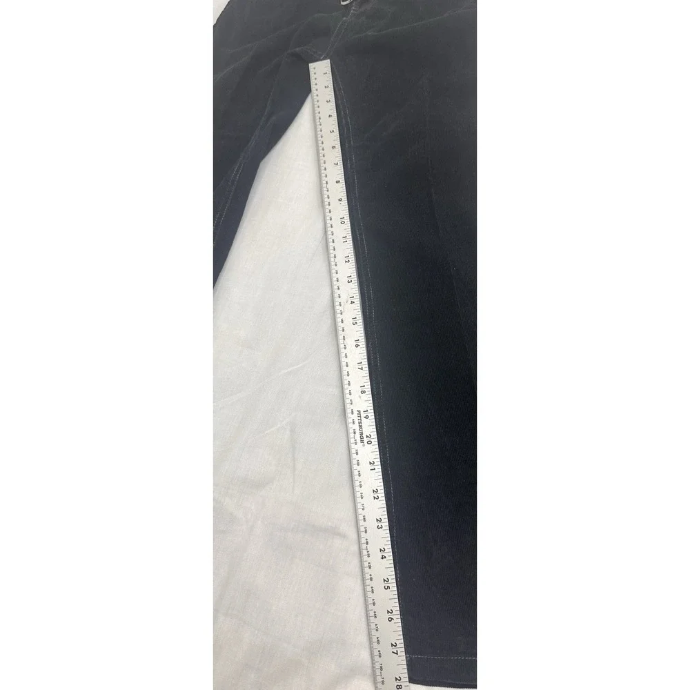 Faded Glory  Girls Size 14 Black Corduroy Bootcut Pants With Belt
